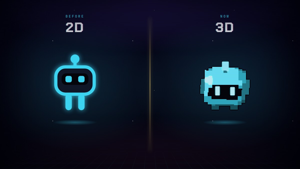 2D and 3D comes together